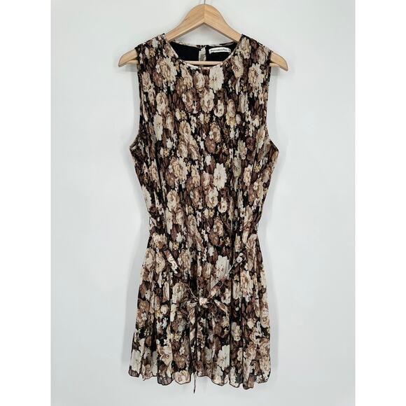Abercrombie & Fitch Floral Mini Dress - Black and Cream - Picture 3 of 9